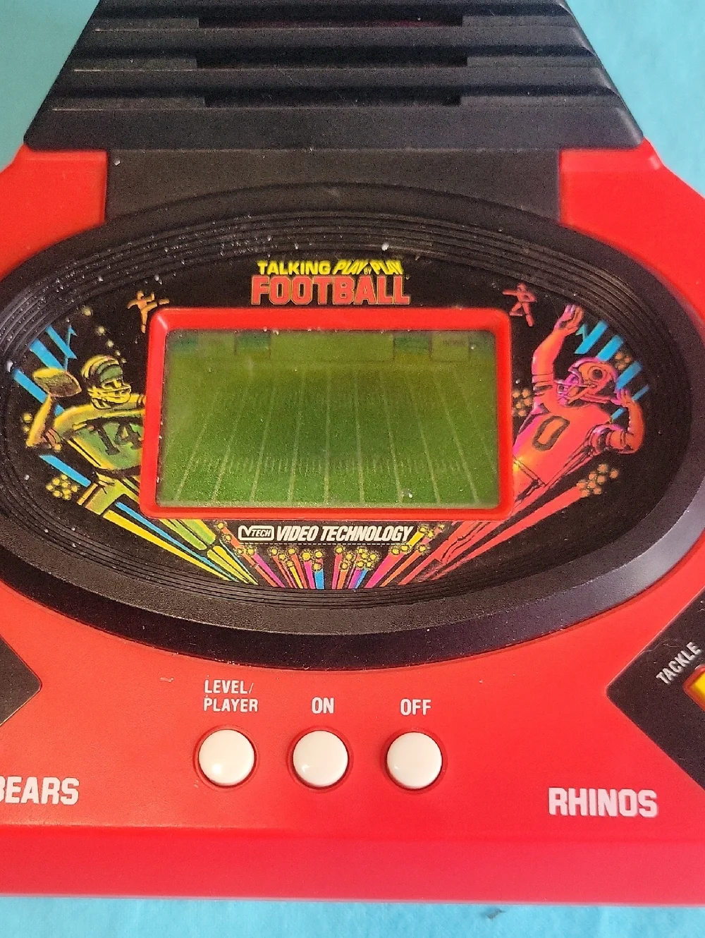 Vintage 1986 Vtech Talking Play by Play Electronic Football Game